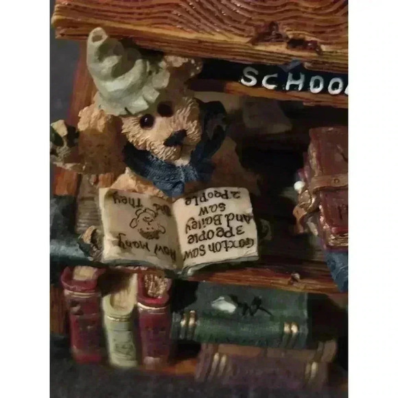 Stephanie with Jim...School Days-Boyds Bears‎ Musical Box- Vintage - Picture 9 of 9